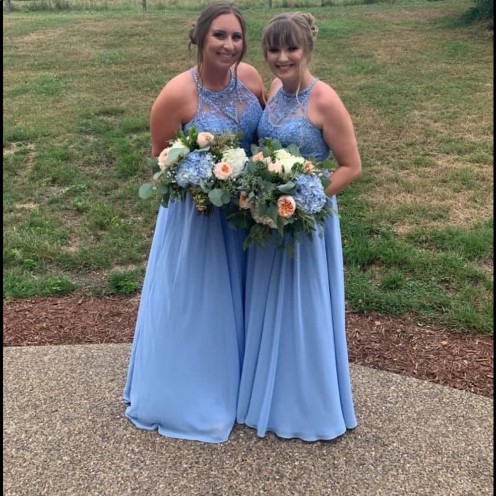 Blue bridesmaid dress! Morilee
